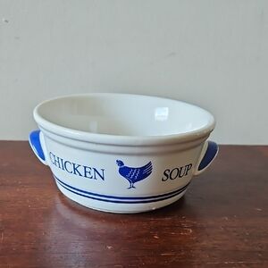 Vintage 1985 FTDA Chicken Soup Bowl Made In Korea
